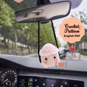 Adorable "Willy" Car Hanging Crochet Pattern: PDF for Beginners